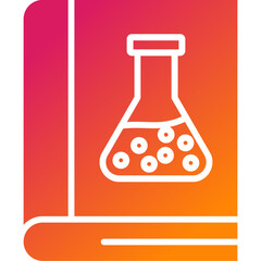 Science Book Vector Icon Design