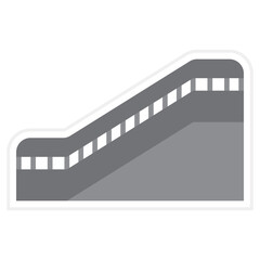 Fototapeta premium Escalators Icon