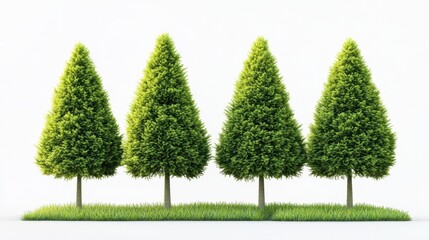 The Four Green Trees