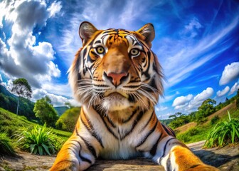 Vibrant and Intricate Tiger Images for Coloring Enthusiasts and Relaxation Activities