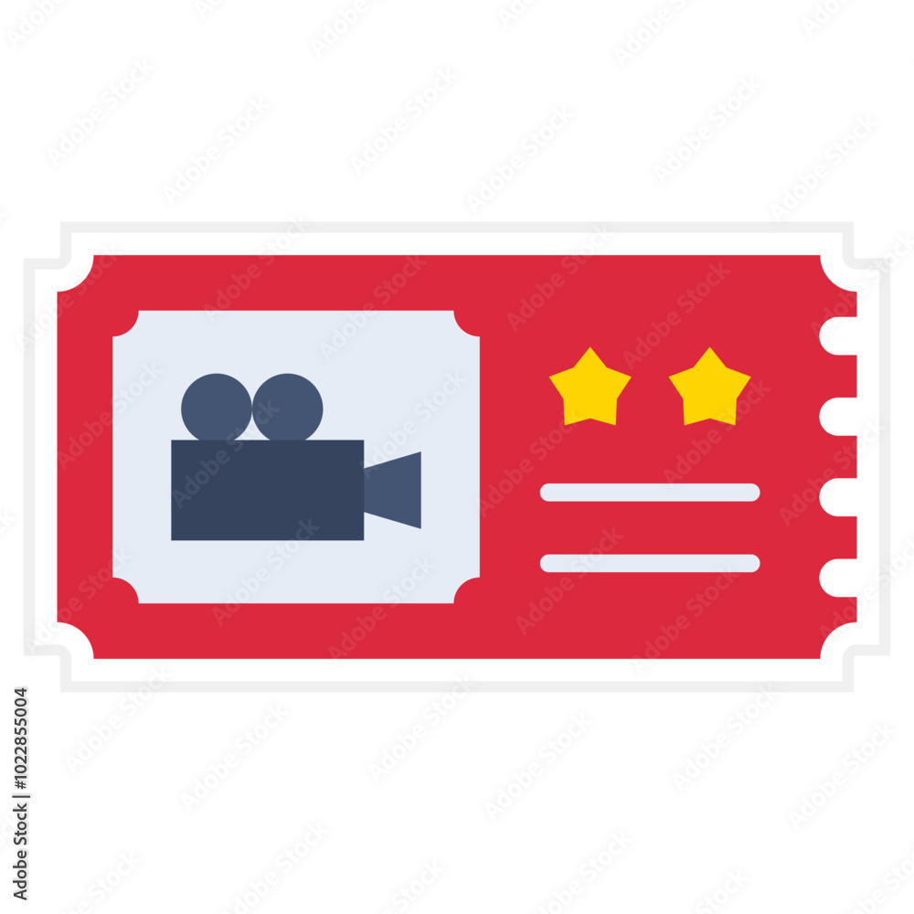 Poster Movie ticket Icon