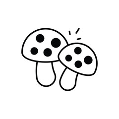 Mushroom  vector icon