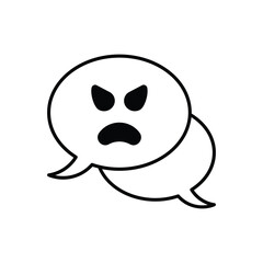 Scary Message vector icon