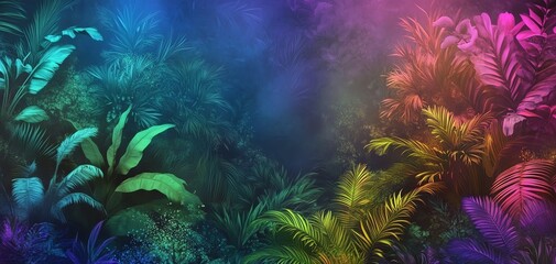 Fototapeta premium Enchanted Forest at Night