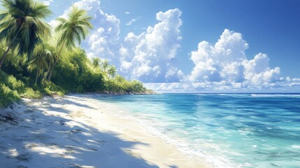 Tropical Paradise Beach