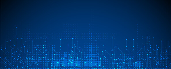 Abstract technology background simplicity meets innovation in technology