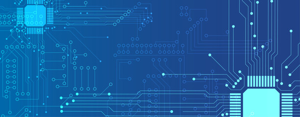 The future of digital minimalism design. Abstract technology background