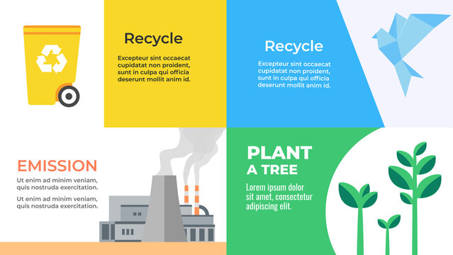 Recycling & Environmental Care Concept
