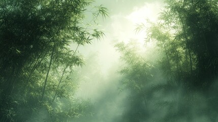 Mystical Bamboo Forest