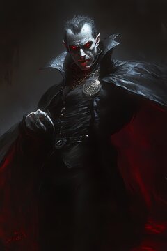 Timeless Elegance: Dracula&rsquo;s Regal Portrait