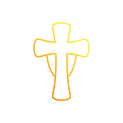 Cross vector icon