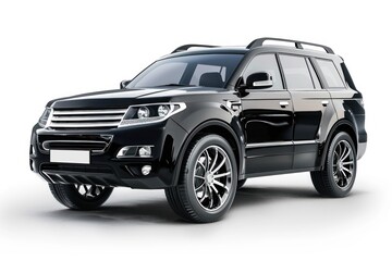Sleek black luxury SUV