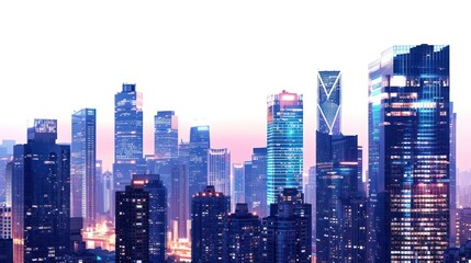 Obraz premium Cityscape architecture metropolis building.