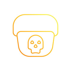 Halloween Basket vector icon