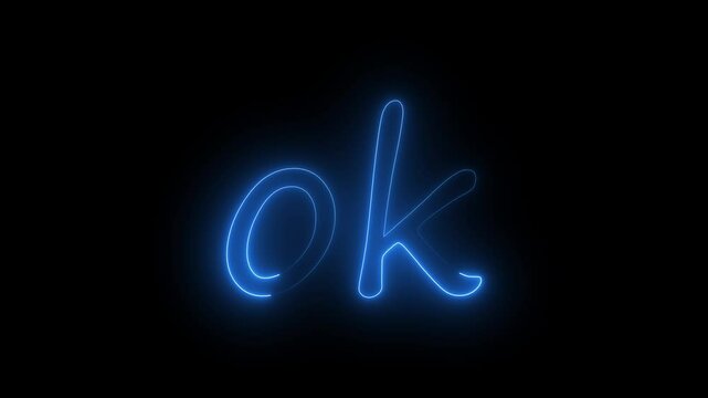 OK letter logo design with black background in illustrator, vector logo modern alphabet font overlap style