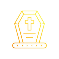 Headstone vector icon