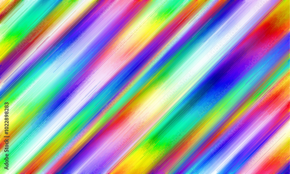 Aufkleber Colorful abstract background illustration. Rainbow Style Gradient lines. Horizontal Template for your design, screen, wallpaper, banner, poster