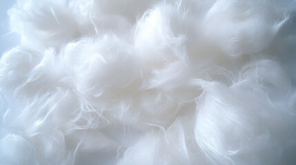 Fototapeta premium Detailed pictures of fluffy white cotton balls.