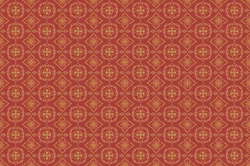 Fototapeta premium Abstract Ethnic Art, Demark Design, Fabric Patterns, Tribal Seamless Patterns, Clothing, Folk Patterns, Covers, Folk Embroidery, Carpet Design, Wallpaper.