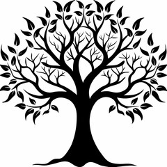 mastic--tree-silhouette