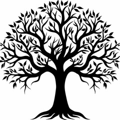 mastic--tree-silhouette