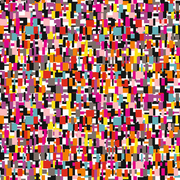 Colorful checks and Boxes Geometric Pattern1