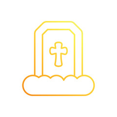 Tombstone  vector icon