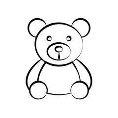 Naklejka premium teddy bear