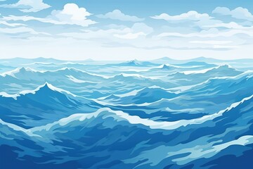 Fototapeta premium Landscape ocean backgrounds outdoors.