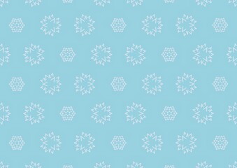 Celebration Firework Blue Background Seamless Pattern Texture