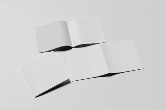 Square Brochure Mockups
