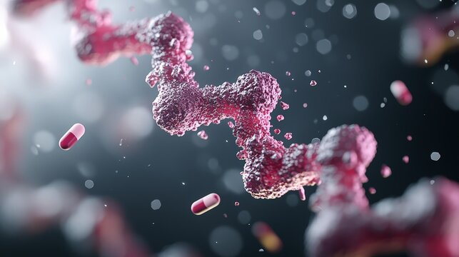 Drug resistance concept with mutated receptor site