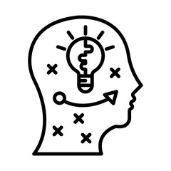 Strategic Thinking line icon