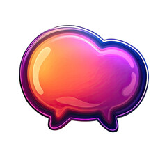 Fototapeta premium Abstract Comic-Style Speech Bubble