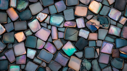 Texture of precious stone surface. Natural gemstone formation and mineral beauty