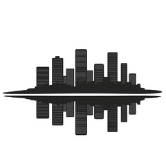 Obraz premium Vibrant Modern Cityscape