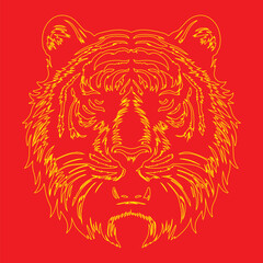 tiger face, angry tiger, animal face, angry tiger face, tiger logo
