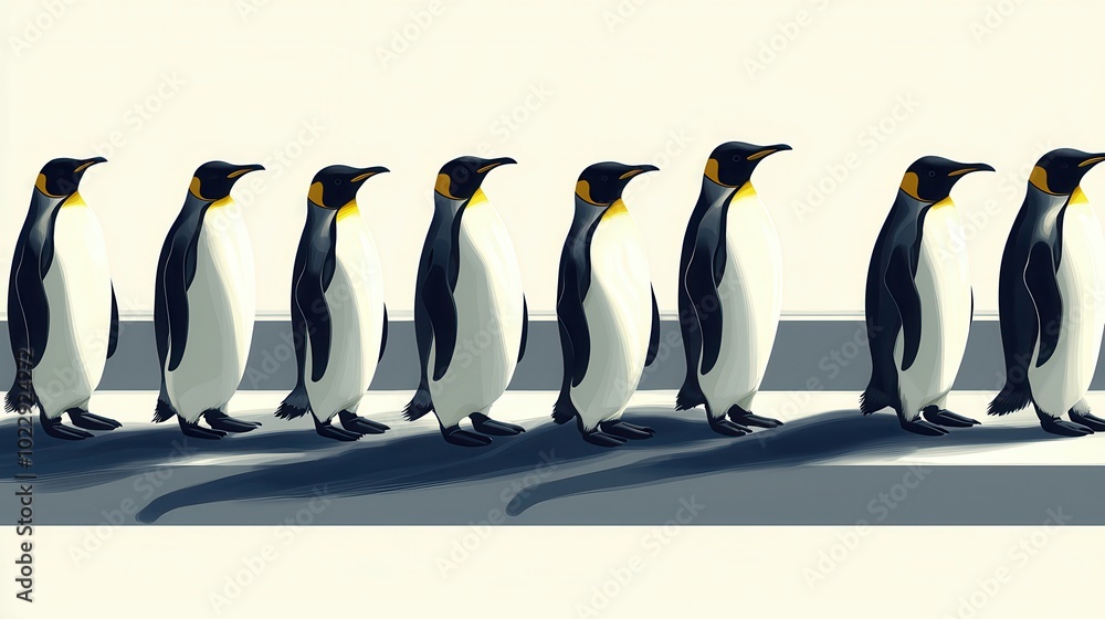 Poster Penguin Parade.