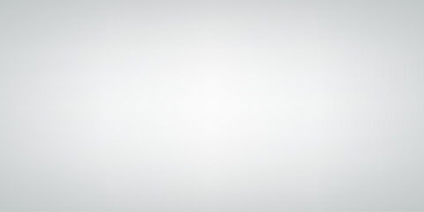 Light grey gradient color background. Abstract studio background. Banner for advertise product on website. Space for text. Vector illustration.