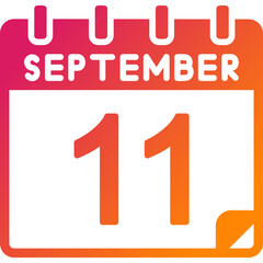 11 September Vector Icon Design