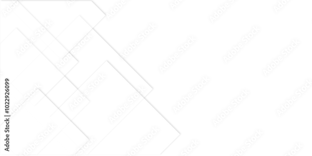 Wall mural vector abstract modern wide banner background. abstract geometric white and gray triangle gradient w