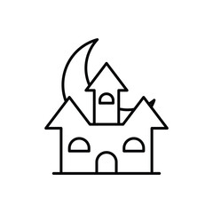 Haunted House vector icon