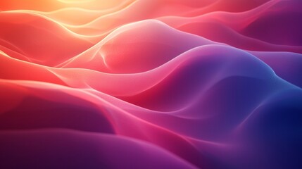 Obraz premium Mesmerizing abstract background with smooth lines and dreamy colors, perfect for websites and banners. Vibrant, flowing design adds modern art touch to projects. Ideal for various projects