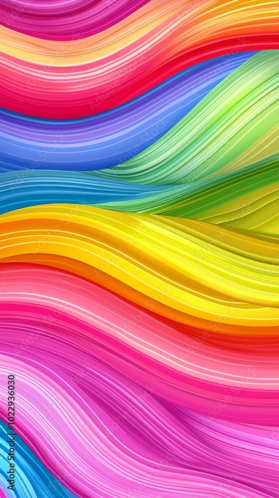 Aufkleber abstract background with smooth lines creating a colorful design, perfect for any project needing a 