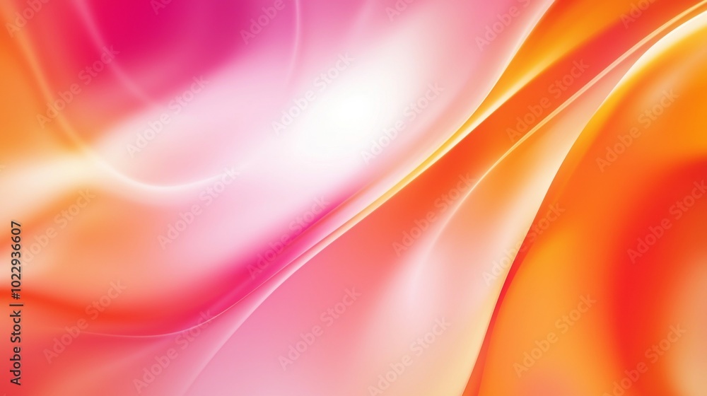Poster abstract background with wavy lines flowing and mixing, creating a sense of movement and energy with