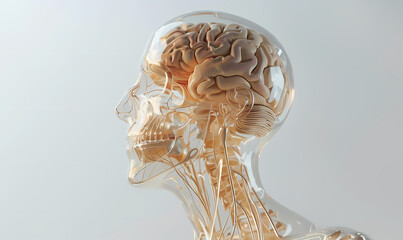 3d rendered illustration of a human brain