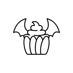 Cupcake  vector icon