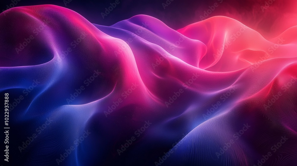 Poster abstract background forming flowing colorful waves, a digital illustration of a colorful abstract ba