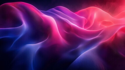 Fototapeta premium Abstract background forming flowing colorful waves, a digital illustration of a colorful abstract background with flowing lines and waves