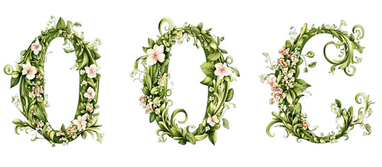Floral Letters